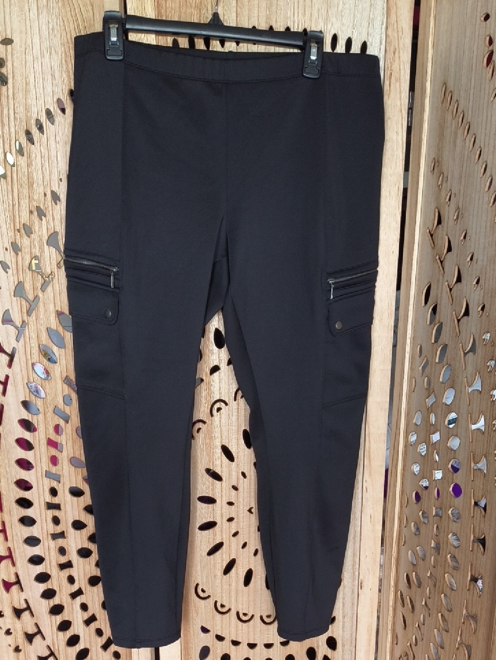 Juicy Couture Black Scuba Like Leggings